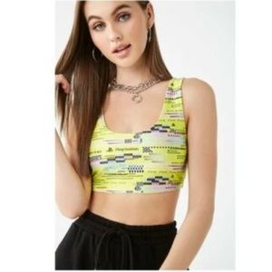 FOREVER 21 PLAYSTATION 4 PS4 CROP TOP